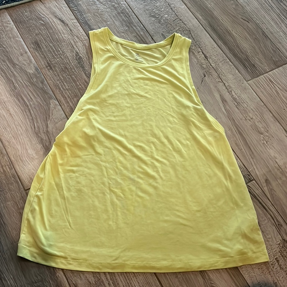 EUC Gap Fit yellow tank top, sz XS